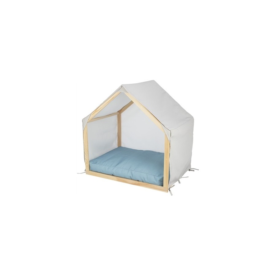 Trixie Hondenmand Tent Lias Hout Zand / Blauw 88X61X89 CM