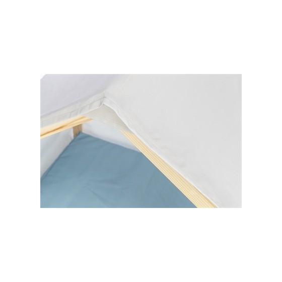 Trixie Hondenmand Tent Lias Hout Zand / Blauw 88X61X89 CM