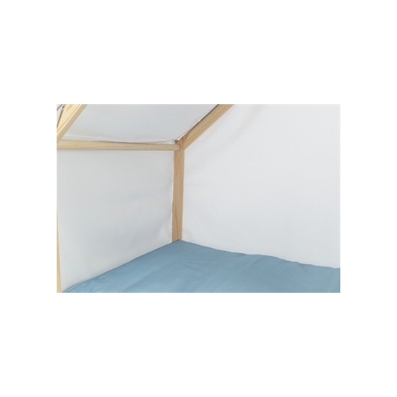 Trixie Hondenmand Tent Lias Hout Zand / Blauw 88X61X89 CM