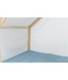 Trixie Hondenmand Tent Lias Hout Zand / Blauw 88X61X89 CM
