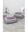 Trixie Hondenmand Loki Gerecycled Hoekig Roze 50X35 CM