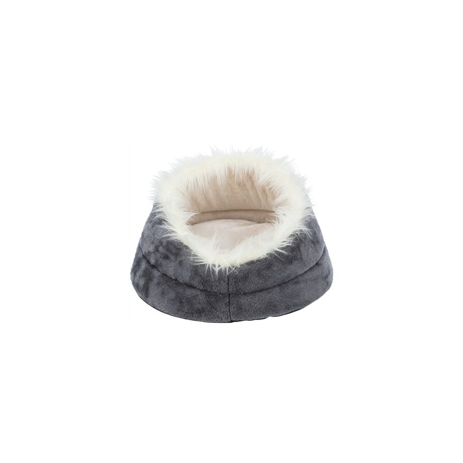 Trixie Hondenmand Minou Rond Soft Edition Grijs / Lichtgrijs  60X28X16 CM