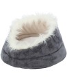 Trixie Hondenmand Minou Rond Soft Edition Grijs / Lichtgrijs  60X28X16 CM