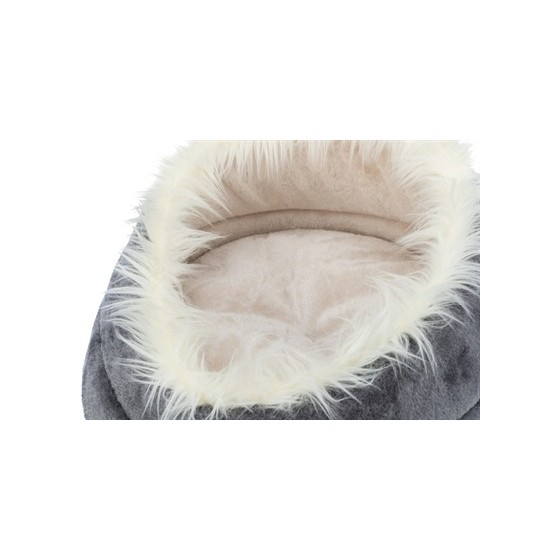 Trixie Hondenmand Minou Rond Soft Edition Grijs / Lichtgrijs  60X28X16 CM