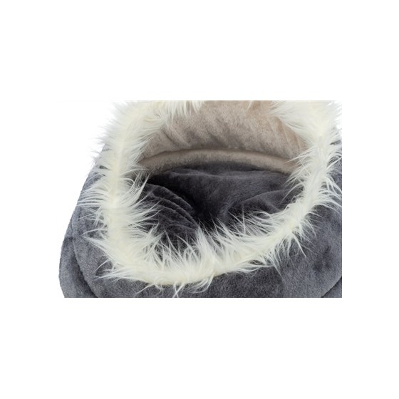 Trixie Hondenmand Minou Rond Soft Edition Grijs / Lichtgrijs  60X28X16 CM