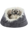 Trixie Hondenmand Minou Rond Soft Edition Grijs / Lichtgrijs  60X28X16 CM