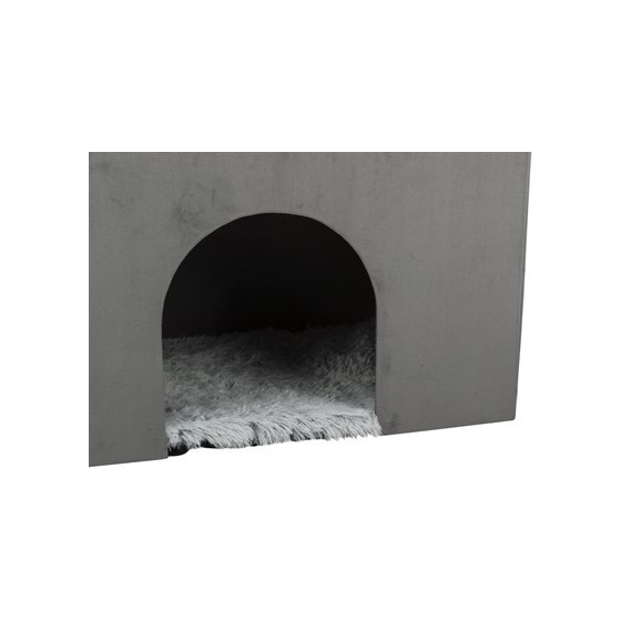 Trixie Hondenmand Huis Harvey Met Trap Grijs / Wit 154X60X60 CM