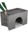 Trixie Hondenmand Huis Harvey Met Trap Grijs / Wit 154X60X60 CM