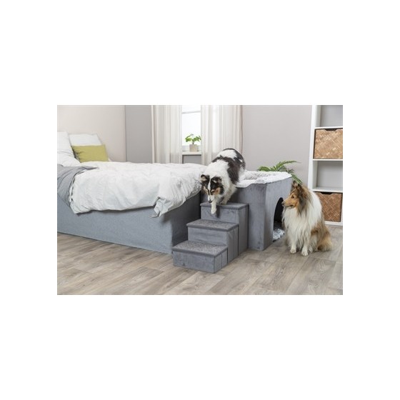 Trixie Hondenmand Huis Harvey Met Trap Grijs / Wit 154X60X60 CM