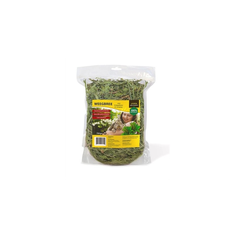 Utopia - Weegbree Voor Knaagdieren En Konijnen, 750gr