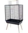 Zolux - Vogelkooi Neo Jili Xl Zwart, 81x48x132 cm