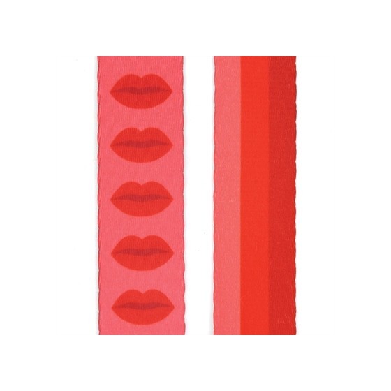 Morso Halsband Gerecycled Lipstick Roze 30-42X1,5 CM