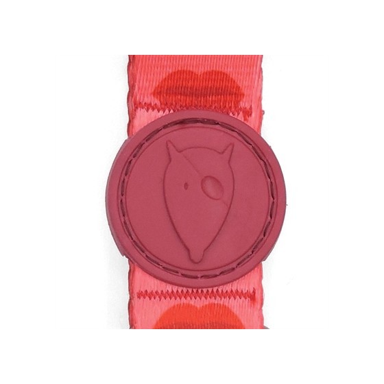 Morso Halsband Gerecycled Lipstick Roze 43-70X2,5 CM