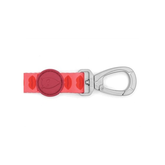 Morso Hondenriem Gerecycled Lipstick Roze 120X1,5 CM 6-20 KG