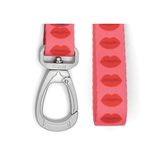 Morso Hondenriem Gerecycled Lipstick Roze 120X1,5 CM 6-20 KG