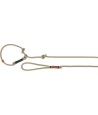 Trixie - Hondenriem Be Nordic Retriever Zand / Zwart, 170x0,8cm