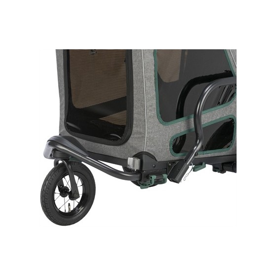 Trixie Joggingkit Voor Fietskar 12804 Grijs / Salie