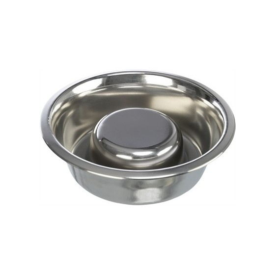 Trixie Voerbak Hond Slow Feeding Rvs 24 CM