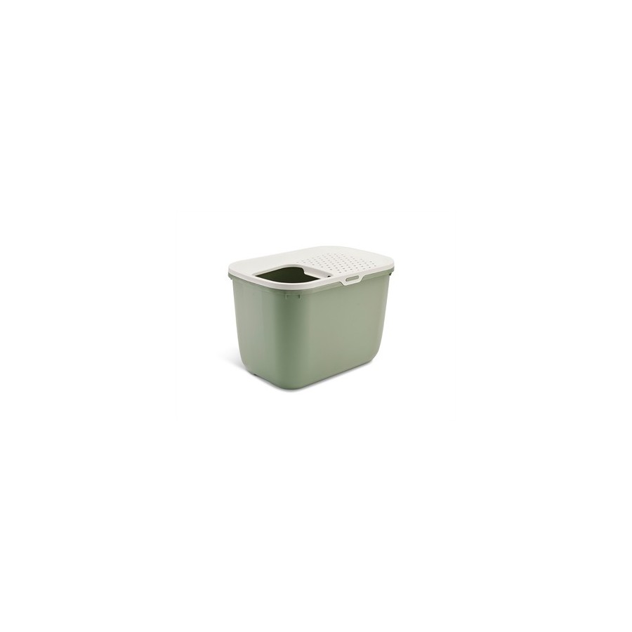 Savic Kattenbak Hop In Botanical Groen 58,5X39X39,5 CM