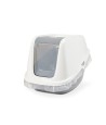 Savic Kattenbak Nestor Giant Wit / Lichtgrijs 75,5X56X55,5 CM
