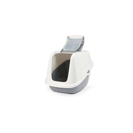 Savic Kattenbak Nestor Giant Wit / Lichtgrijs 75,5X56X55,5 CM