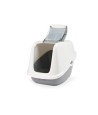 Savic Kattenbak Nestor Giant Wit / Lichtgrijs 75,5X56X55,5 CM