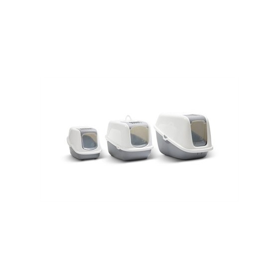 Savic Kattenbak Nestor Giant Wit / Lichtgrijs 75,5X56X55,5 CM