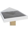 Trixie - Be Nordic Krabpaal Jonte Grijs / Wit, 38x38x115cm