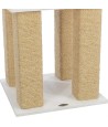 Trixie - Be Nordic Krabpaal Jonte Grijs / Wit, 38x38x115cm