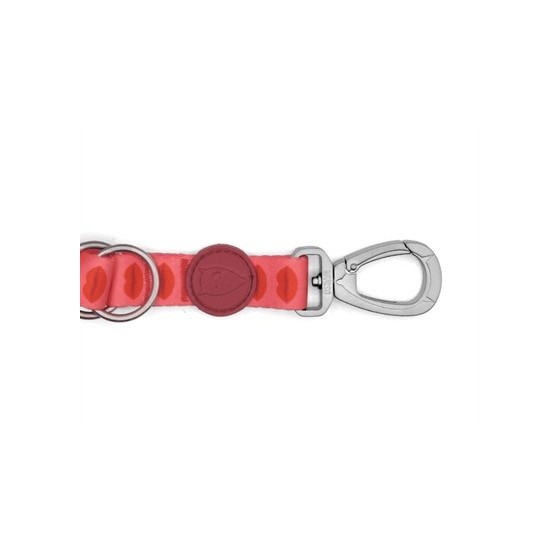 Morso Hondenriem Verstelbaar Gerecycled Lipstick Roze 75-230X1,5 CM 1-4 KG