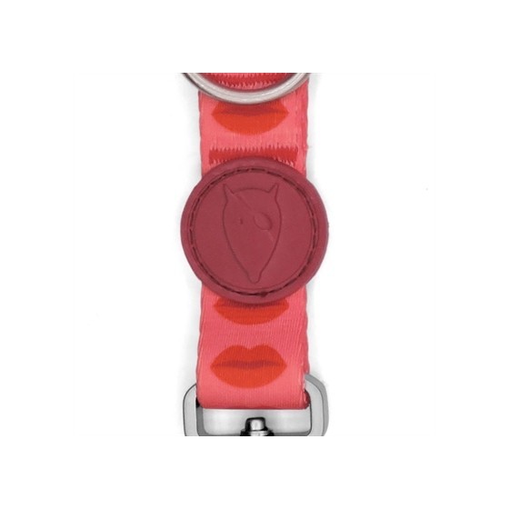 Morso Hondenriem Verstelbaar Gerecycled Lipstick Roze 75-230X1,5 CM 1-4 KG