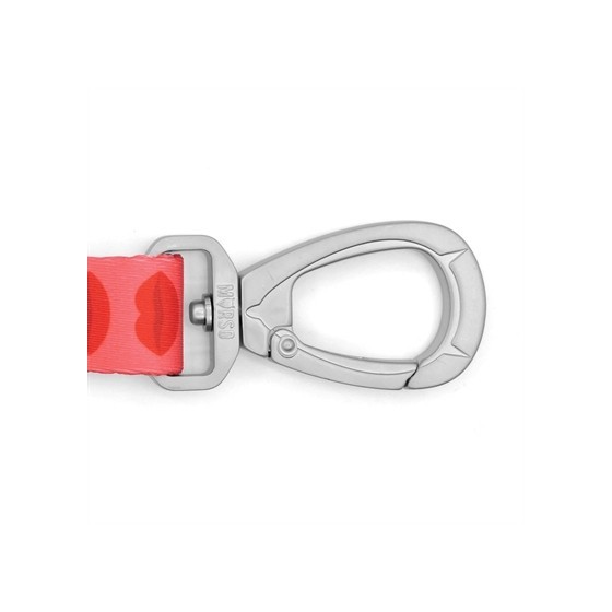 Morso Hondenriem Verstelbaar Gerecycled Lipstick Roze 75-230X1,5 CM 1-4 KG