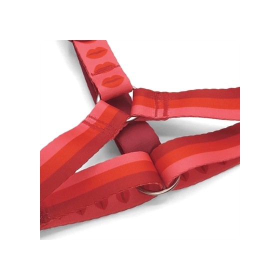 Morso Hondentuig H-Tuig Gerecycled Lipstick Roze 70-100X2,5 CM