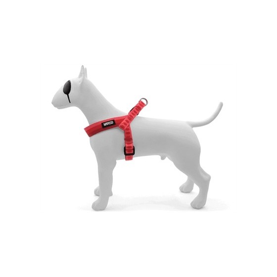 Morso Mini Hondentuig Verstelbaar Gerecycled Lipstick Roze 24-32X1,5 CM