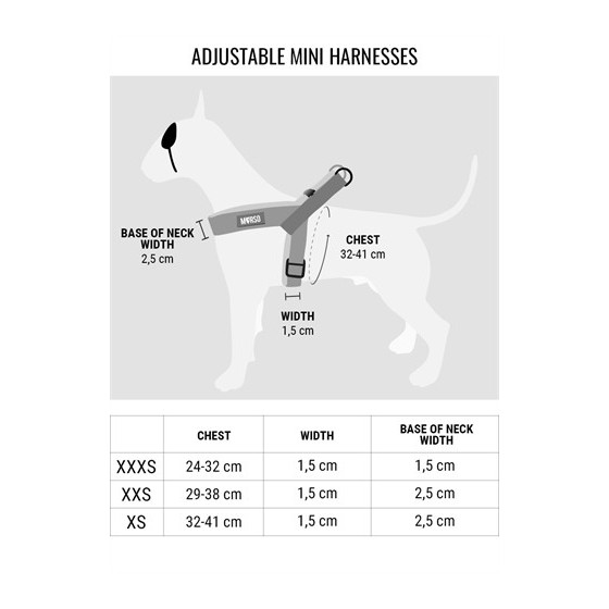 Morso Mini Hondentuig Verstelbaar Gerecycled Lipstick Roze 24-32X1,5 CM