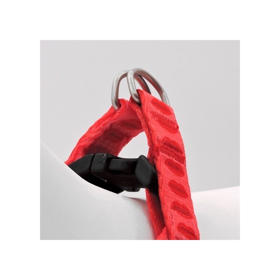 Morso Mini Hondentuig Verstelbaar Gerecycled Lipstick Roze 32-41X2,5 CM