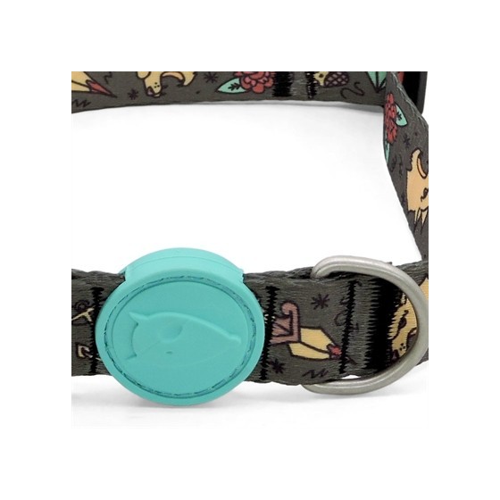 Morso Halsband Hond Gerecycled Ink Tank Groen 30-42X1,5 CM