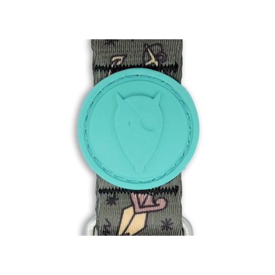 Morso Halsband Hond Gerecycled Ink Tank Groen 37-58X2,5 CM