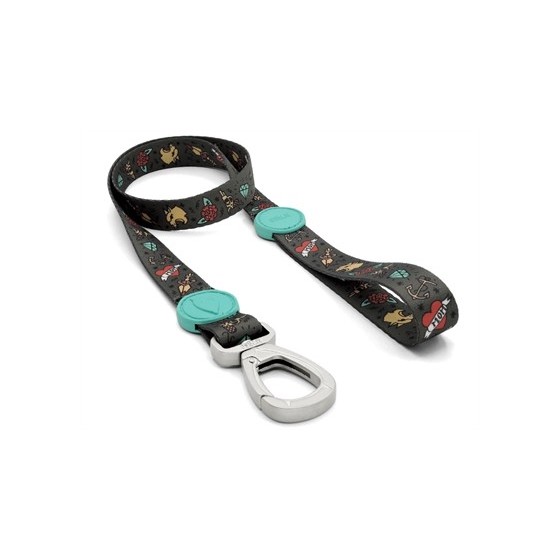 Morso Hondenriem Gerecycled Ink Tank Groen 120X1,5 CM 6-20 KG