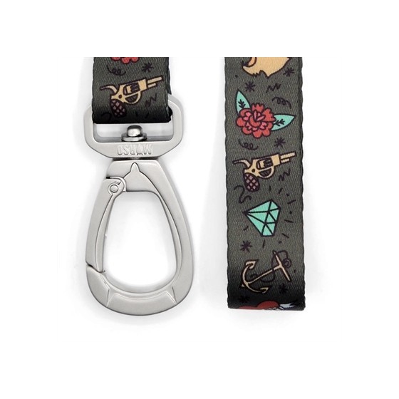 Morso Hondenriem Gerecycled Ink Tank Groen 120X1,5 CM 6-20 KG