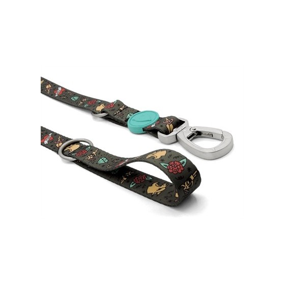 Morso Hondenriem Verstelbaar Gerecycled Ink Tank Groen 65-200X2,5 CM 20-80 KG