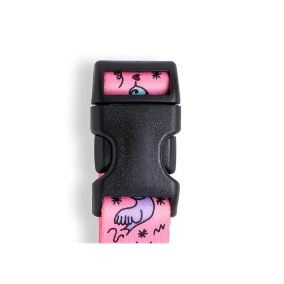 Morso Halsband Hond Gerecycled Sweet Tweet Roze 30-42X1,5 CM