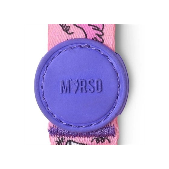 Morso Hondenriem Gerecycled Sweet Tweet Roze 120X1,5 CM TOT 6 KG