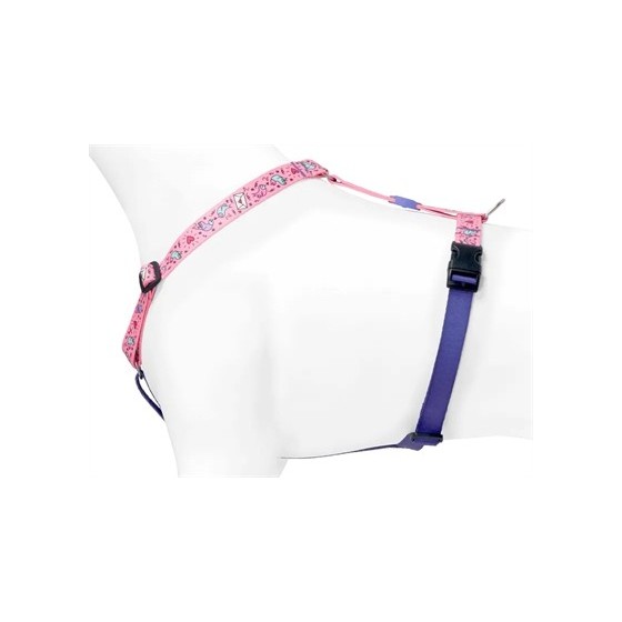 Morso Hondentuig H-Tuig Gerecycled Sweet Tweet Roze 50-70X1,5 CM