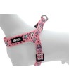 Morso Mini Hondentuig Verstelbaar Gerecycled Sweet Tweet Roze 29-38X2,5 CM