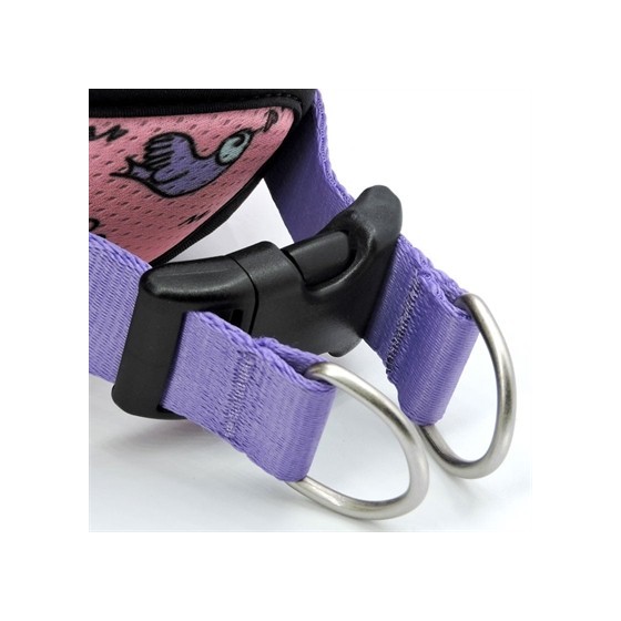 Morso Hondentuig Body Mesh Gerecycled Sweet Tweet Roze 50-56 CM