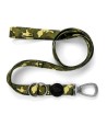 Morso Hondenriem Verstelbaar Gerecycled Full Metal Dog Bruin 65-200X2,5 CM 20-80 KG