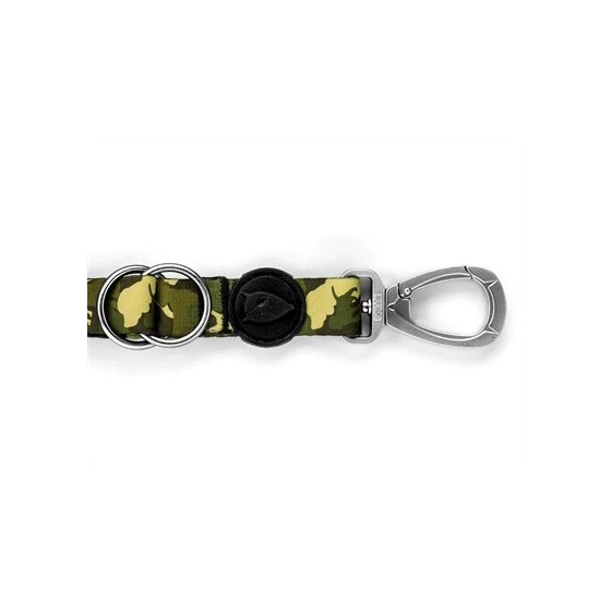 Morso Hondenriem Verstelbaar Gerecycled Full Metal Dog Bruin 65-200X2,5 CM 20-80 KG