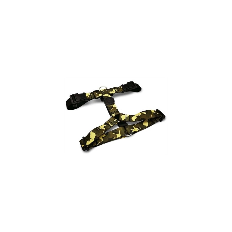 Morso Hondentuig H-Tuig Gerecycled Full Metal Dog Bruin 70-100X2,5 CM