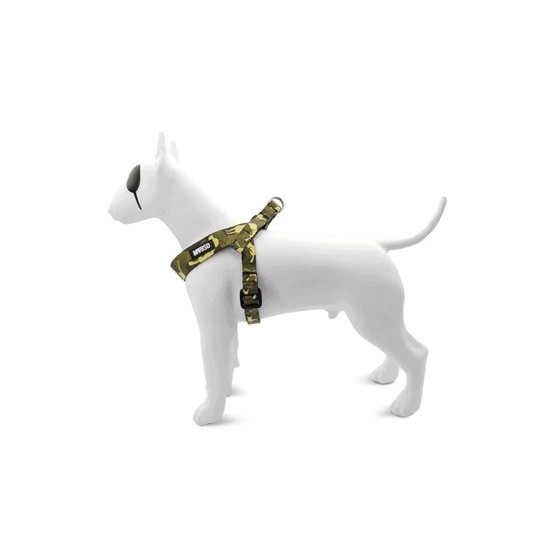 Morso Mini Hondentuig Verstelbaar Gerecycled Full Metal Dog Bruin 24-32X1,5 CM